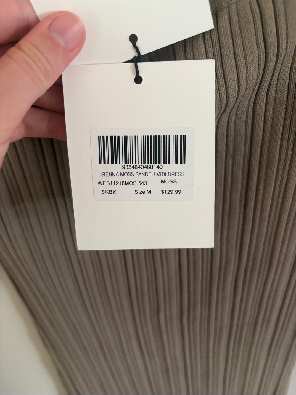 DISSH Ribbed Knit Dress - Picture 2 of 3